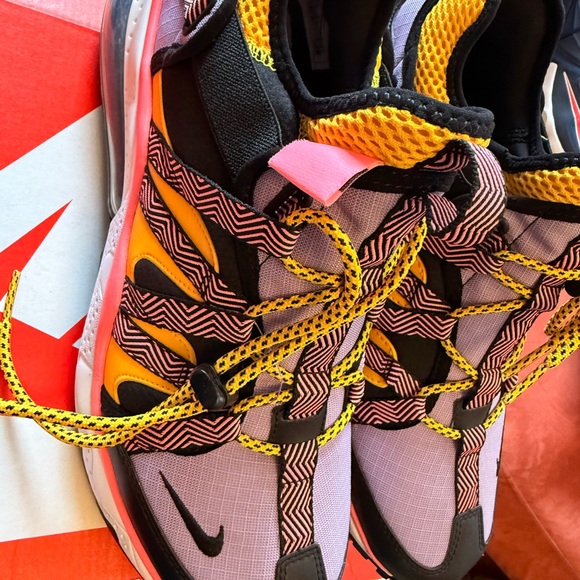 Nike Purple and Yellow Athletic Sneakers - Picture 4 of 7